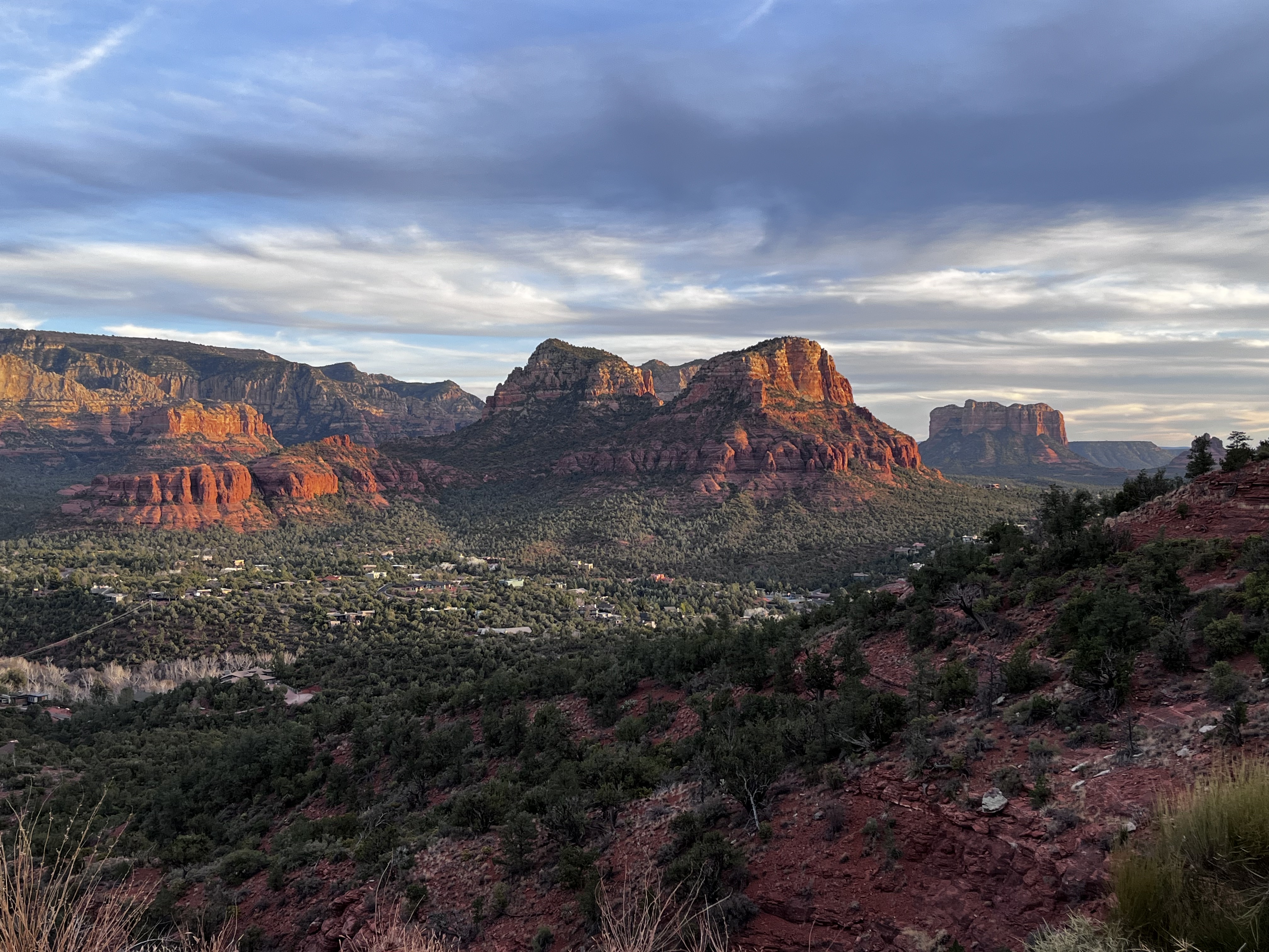 View of the mountains in Sedona, AZ.